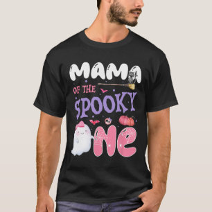 T-shirt Mama Of The Éffrayant One 1st Birthday Halloween P