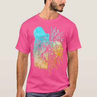 T-shirt Mama Ours Fleur sauvage Cool Ours Visage Lunettes 