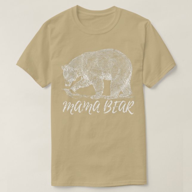 T-shirt Mama Ours mignon Esprit animal drôle Ours Amateurs (Design devant)