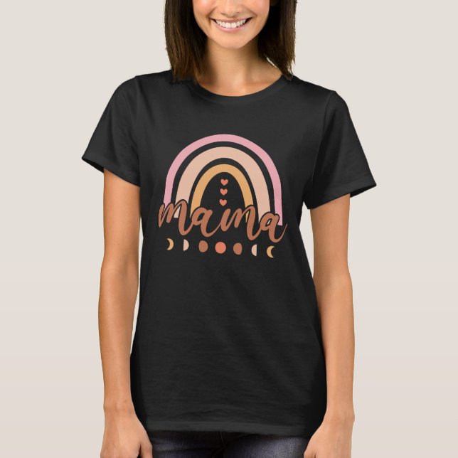 T-shirt Mama Rainbow (Devant)