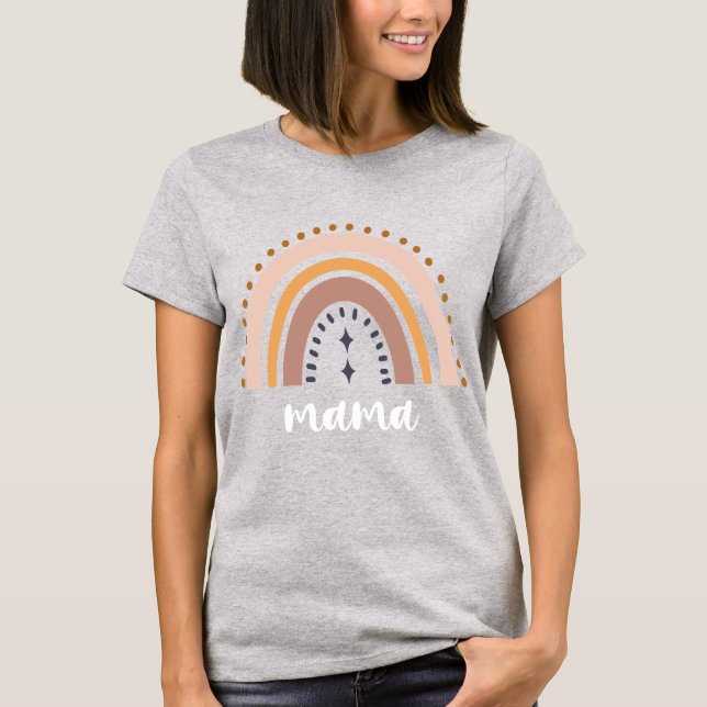 T-shirt Mama Rainbow (Devant)