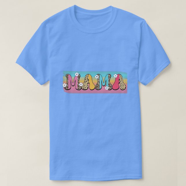 T-shirt Mama rétro1 12 (Design devant)