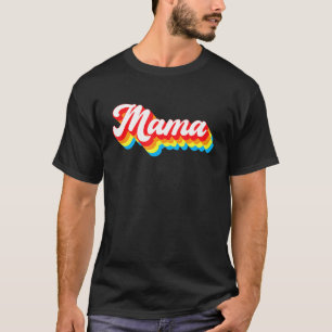 T-shirt Mama Retro Fête Vintage des mères Anniversaire