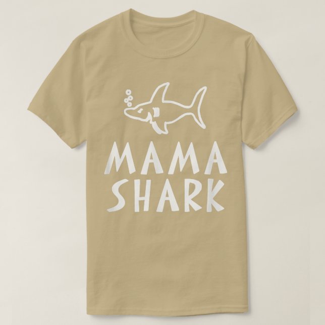 T-shirt Mama Shark (Design devant)