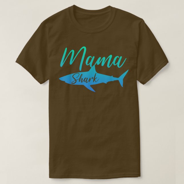 T-shirt MAMA SHARK TFunny Maman Gag cadeau de maman Humour (Design devant)