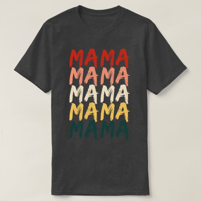 T-shirt Mama Vintage rétro (Design devant)