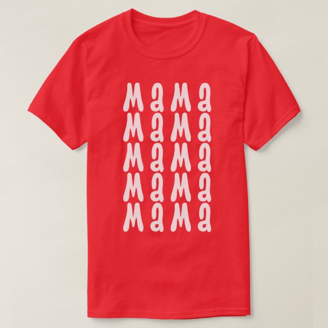 T-shirt Mama Vintage rétro 12 (Design devant)