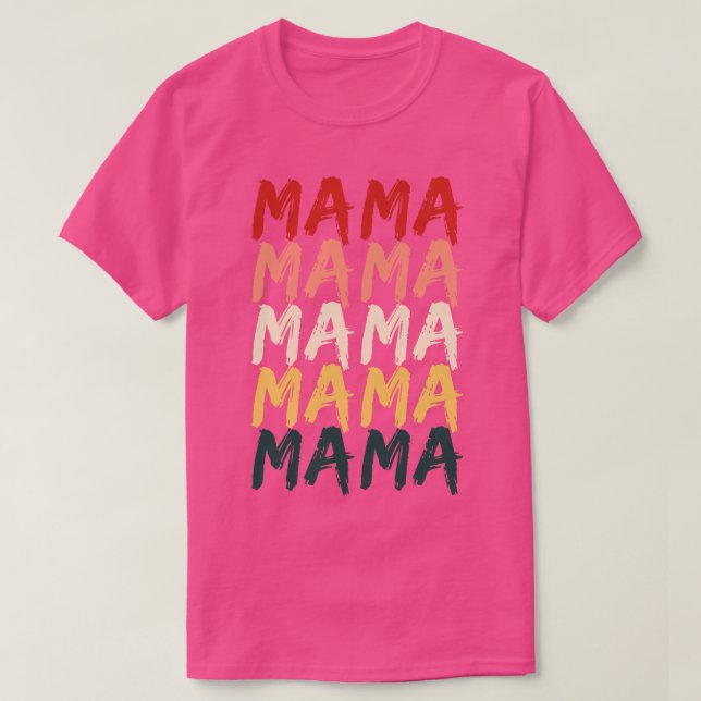 T-shirt Mama Vintage rétro 6 (Design devant)