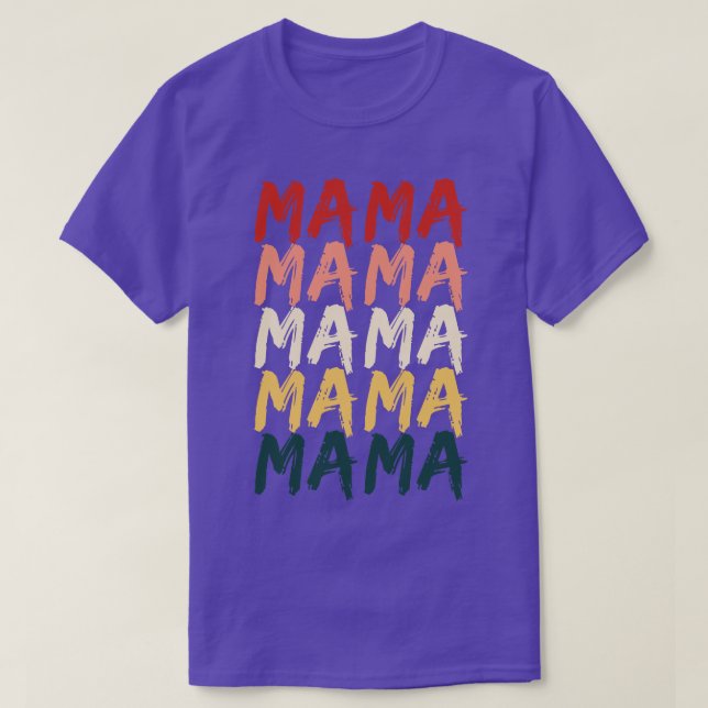 T-shirt Mama Vintage rétro 6 (Design devant)