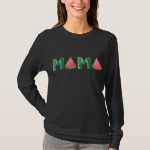 T-shirt Mama Watermelon Drôle cadeau de fruits d'été - Gra