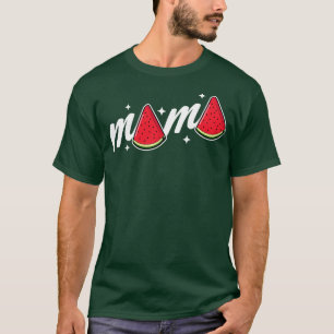 T-shirt Mama Watermelon Fruit Eté Watermelon Slice Moth