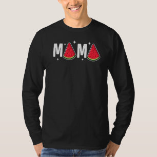 T-shirt Mama Watermelon Fruit Eté Watermelon Slice Moth