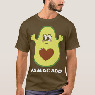 T-shirt Mamacado Amusant Avocado Mama Maman Maman Pun Matc