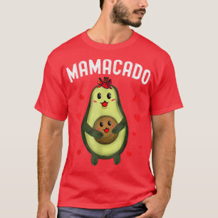 T-shirt Mamacado Avocado Mama Drôle Faire-part De Pregna