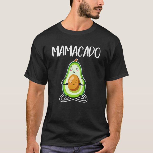 T-shirt Mamacado Avocado Maman Grossesse Faire-part Vegan (Devant)