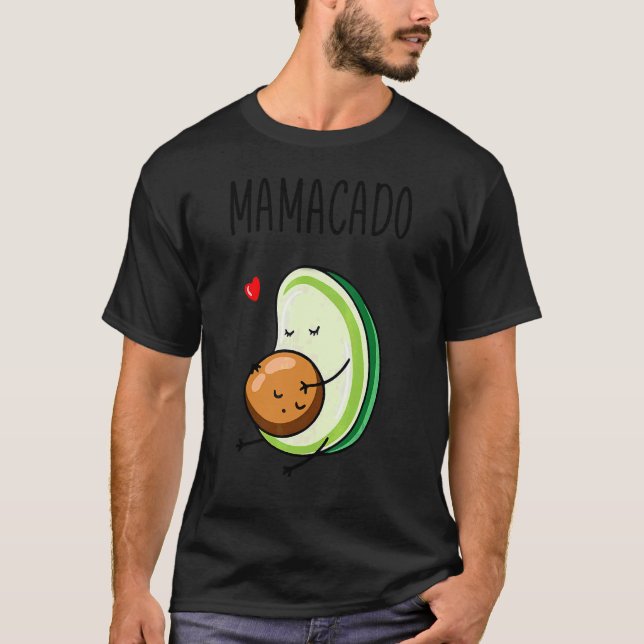 T-shirt Mamacado Avocado mère enceinte grossesse Avo (Devant)