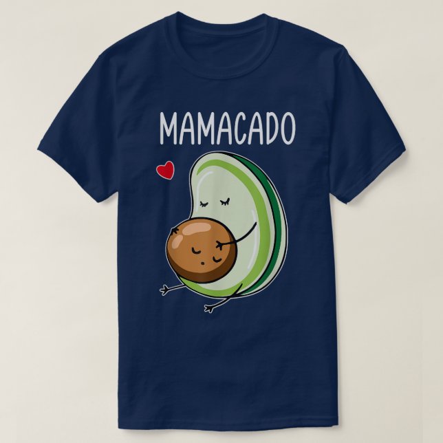 T-shirt Mamacado Avocado Pajamas Femmes Enceinte Maman Pre (Design devant)