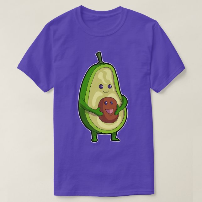 T-shirt Mamacado Babycado Avocado Core (Design devant)