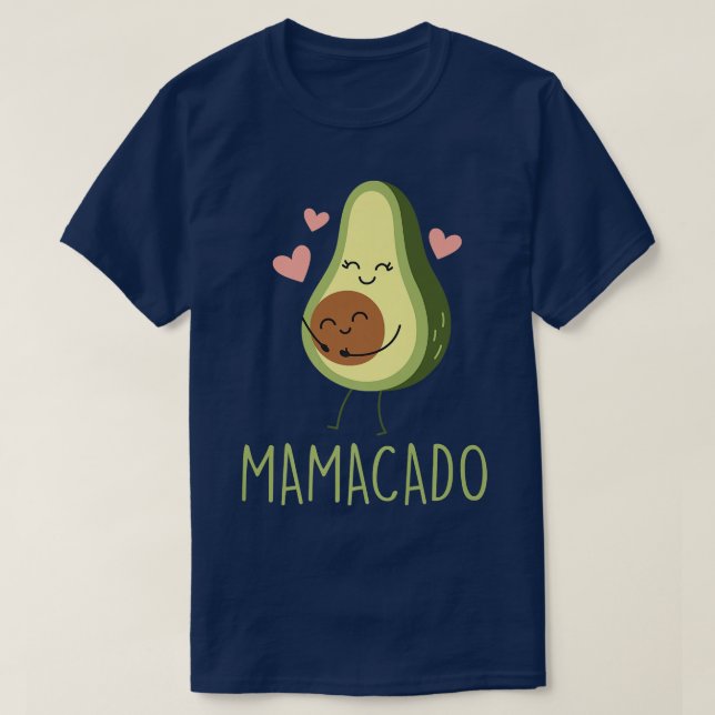 T-shirt Mamacado Drôle Avocado Maman Cadeaux pour la gross (Design devant)