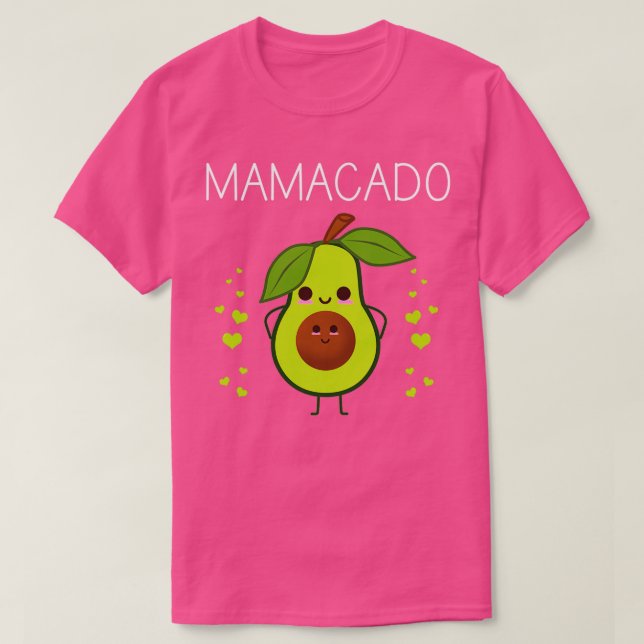 T-shirt Mamacado Enceinte Funny Grossesse Avocado Cute Ado (Design devant)