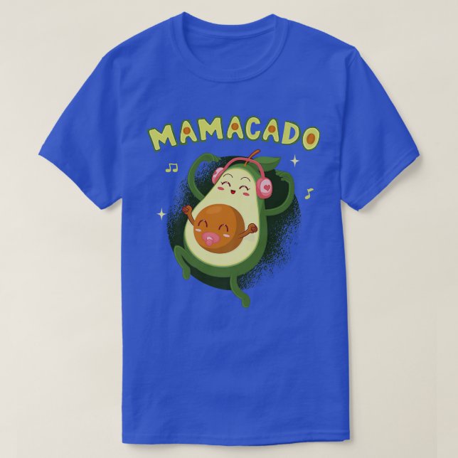 T-shirt Mamacado Guacamoles Cuisine mexicaine Fruits Avoca (Design devant)
