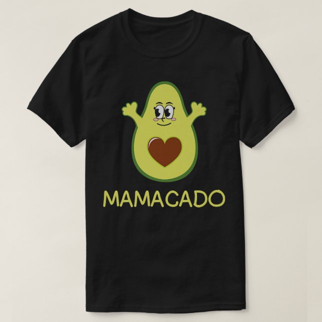 T-shirt Mamacado végétal (Design devant)