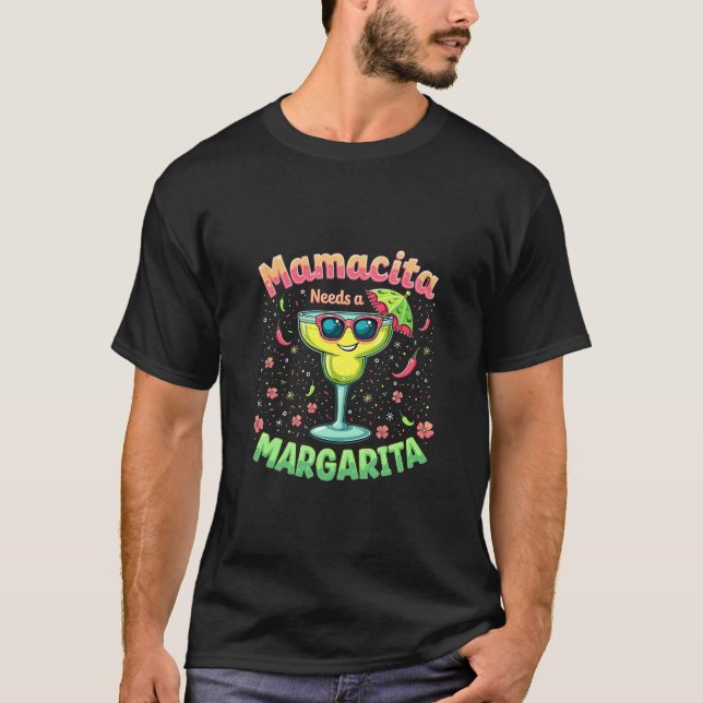 T-shirt Mamacita a besoin d'une Margarita Cinco De Mayo Pa (Devant)