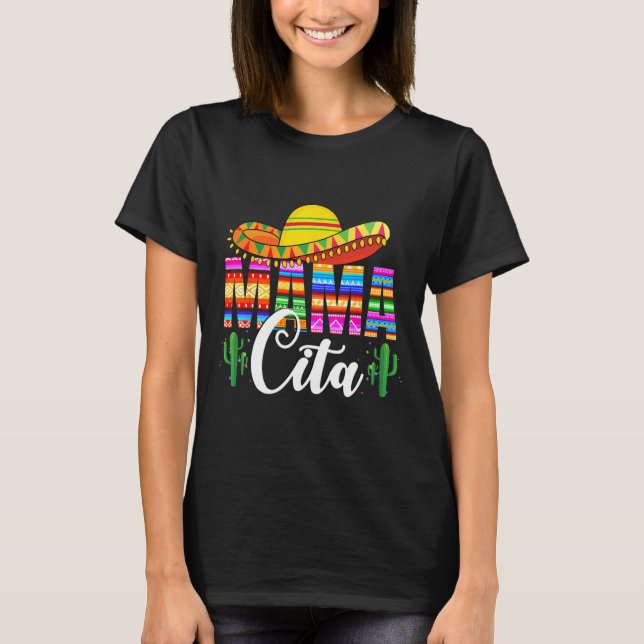 T-shirt Mamacita Cinco De Mayo Léopard Fête Mexicaine Papi (Devant)