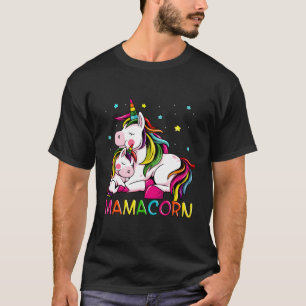 T-shirt Mamacorn Fête Des Mères Unicorne Maman Mommycorn