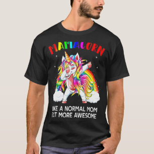 T-shirt Mamacorn Unicorn Funnyu2019s Costume femme Maman M