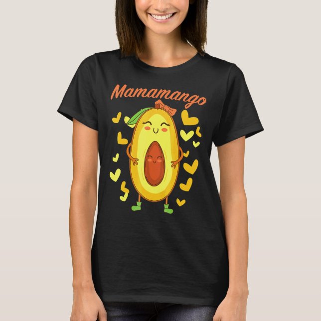 T-shirt Mamamango Maman Fête des mères Fêtes des femmes Gr (Devant)
