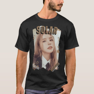 T-shirt Mamamooo Solar Kpop Groupe Féminin Scrapbook Colla