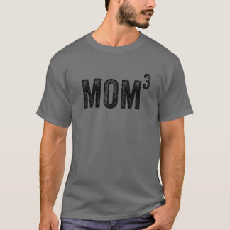 T-shirt Maman3 Maman Cube Mère de trois maman Fête des mèr