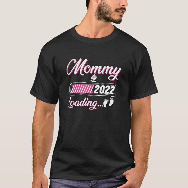 T-shirt Maman 2022 Faire-part de grossesse future mère (Devant)