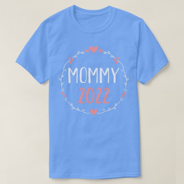 T-shirt Maman 2022 pour faire-part de grossesse (Design devant)