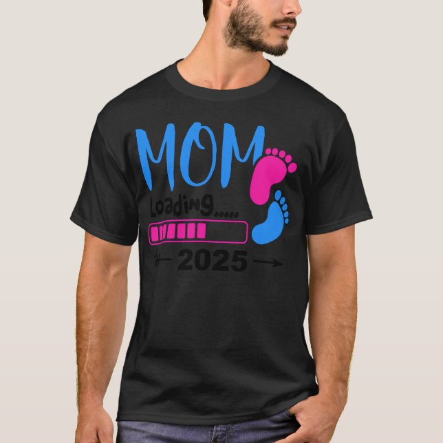 T-shirt Maman 2025 Chargement Ill Be A Mother En 2025 rétr (Devant)