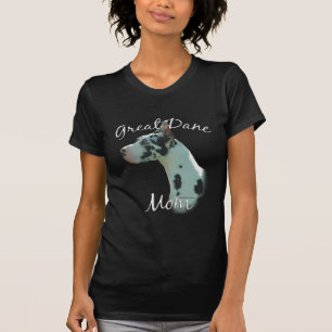 T-shirt Maman 2 de great dane (harlequin)