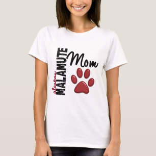 T-shirt Maman 2 de Malamute d'Alaska