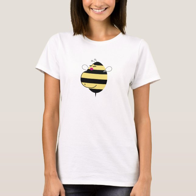 T-shirt Maman à Bébé Abeille Enceinte (Devant)