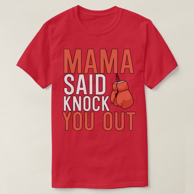 T-shirt Maman A Dit Vous Frapper (Design devant)