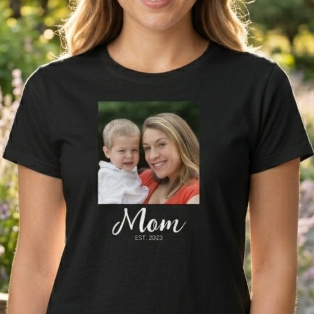 T-shirt Maman a établi le script photo  (Créateur téléchargé)