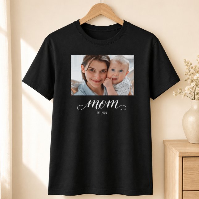 T-shirt Maman a établi le script photo (Créateur téléchargé)
