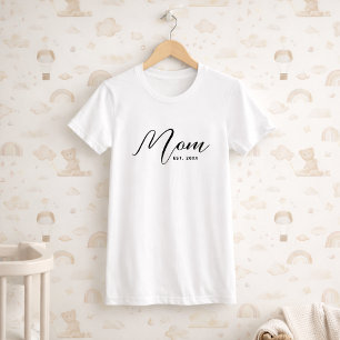 T-shirt Maman a établi un nouveau cadeau personnalisé pour