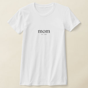 T-shirt Maman a établi un nouveau cadeau pour maman