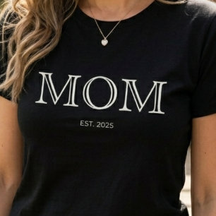 T-shirt Maman a établi un nouveau cadeau pour maman