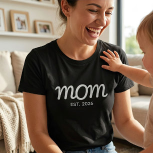 T-shirt Maman a établi un nouveau cadeau pour maman