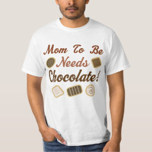 T-shirt Maman à être chocolat
