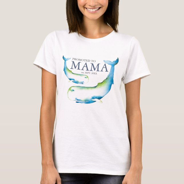T-shirt Maman À Être Des Chemises Promues À Maman (Devant)