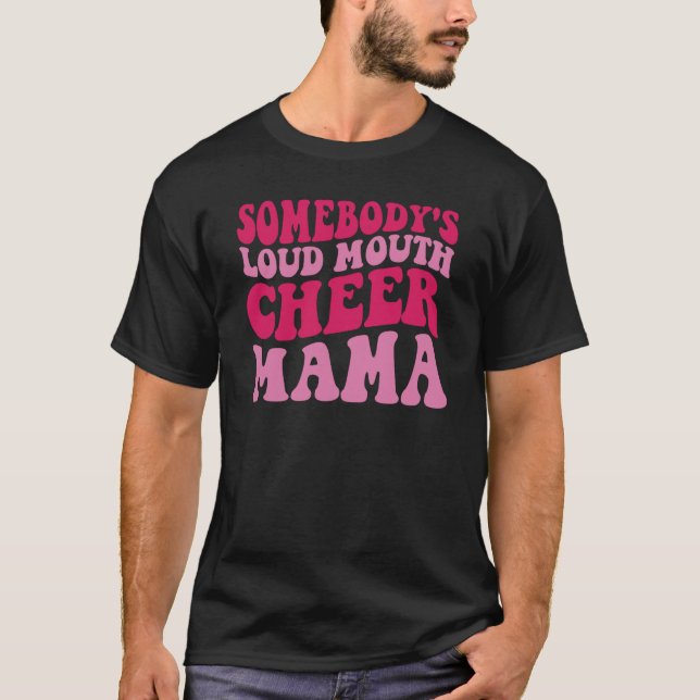 T-shirt Maman à la bouche forte de quelqu'un (Devant)