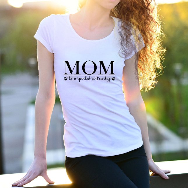 T-shirt Maman à un chien pourri en lambeaux (Créateur téléchargé)